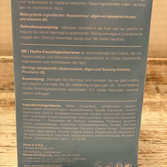 SKINLAB Hyaluronic Acid DAILY MOISTURIZER with Vitamin E - 1.7oz, NEW! - Picture 4 of 5